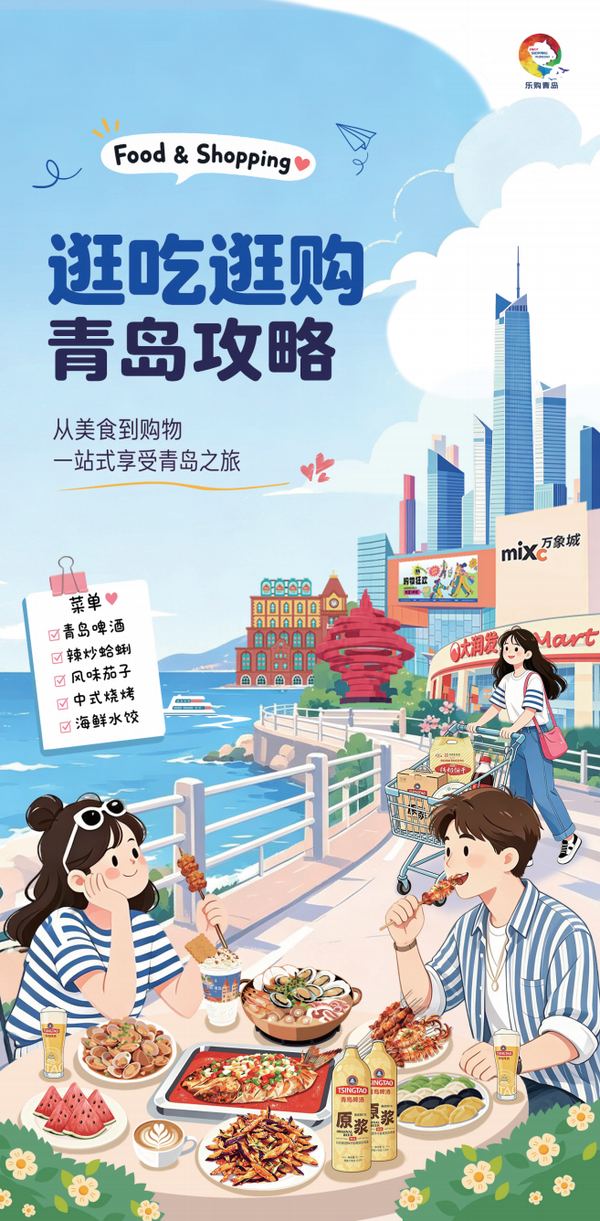 青岛美食购物指南（中文）
